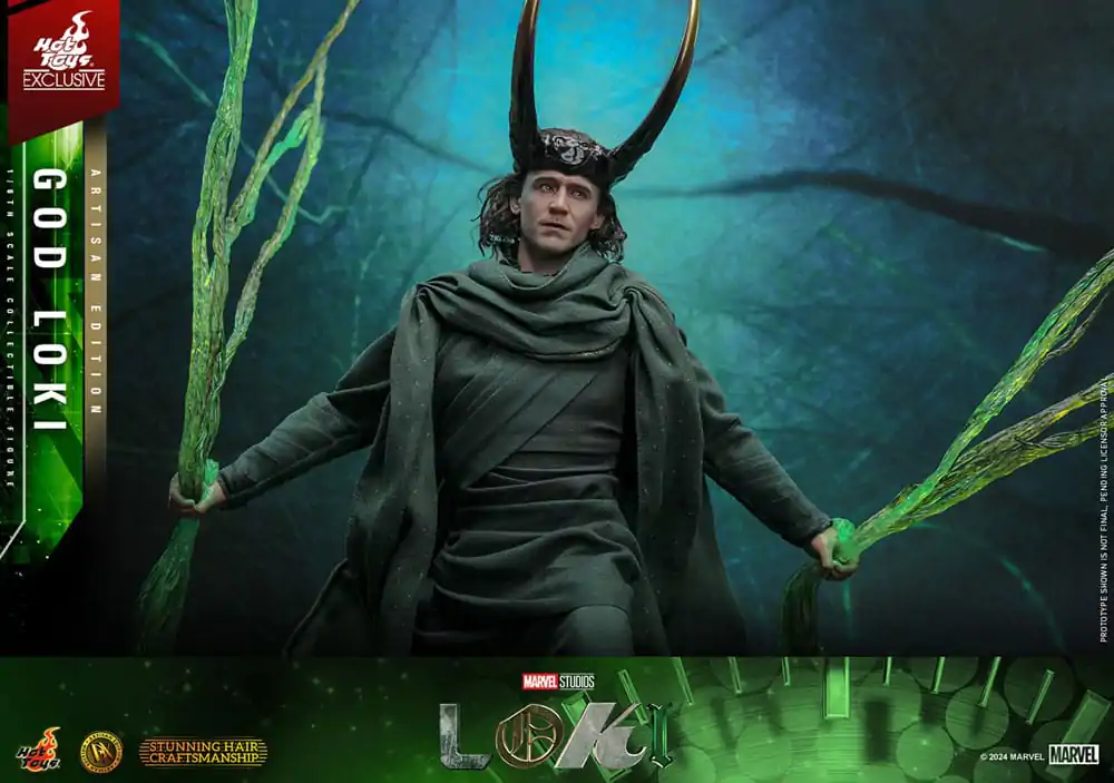 Loki DX Actionfigur 1/6 God Loki Artisan Edition Hot Toys Exclusive 31 cm Produktfoto