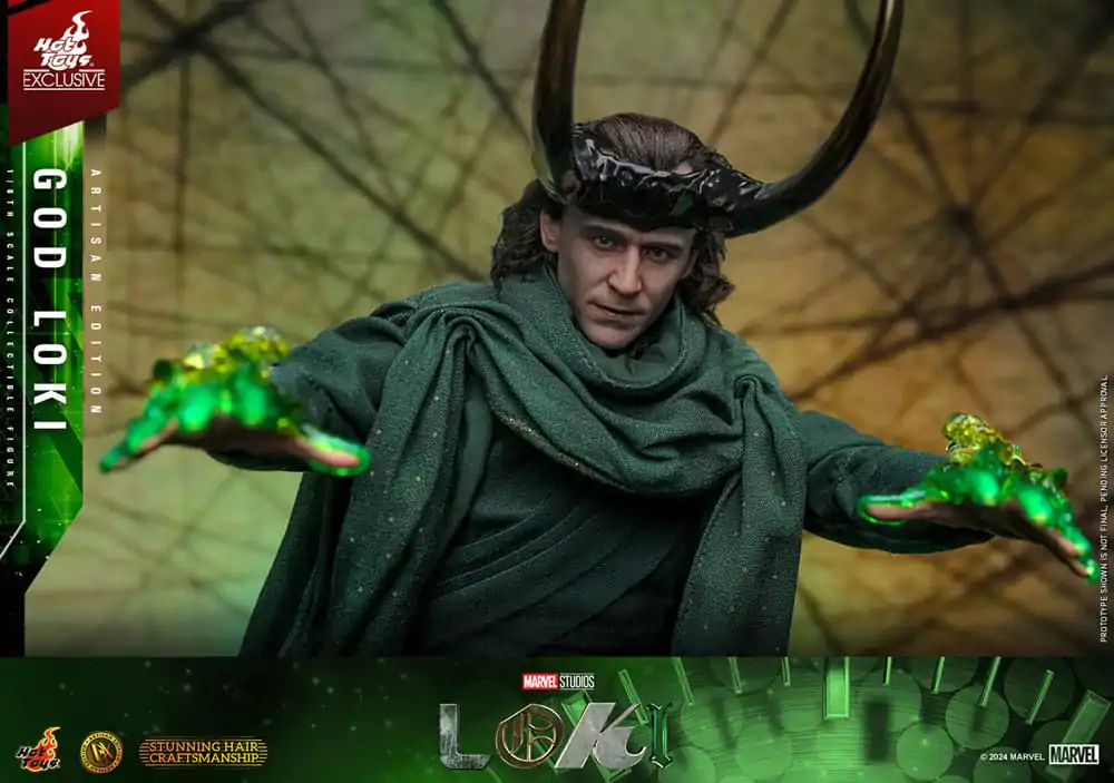 Loki DX Actionfigur 1/6 God Loki Artisan Edition Hot Toys Exclusive 31 cm Produktfoto