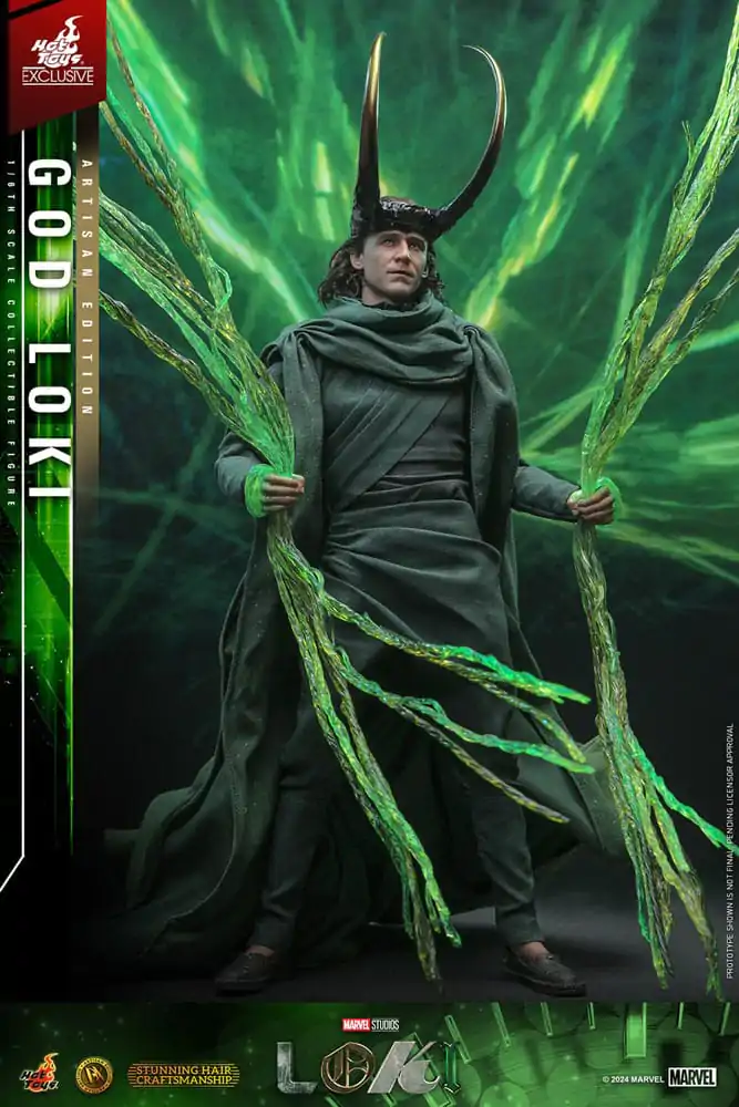Loki DX Actionfigur 1/6 God Loki Artisan Edition Hot Toys Exclusive 31 cm Produktfoto
