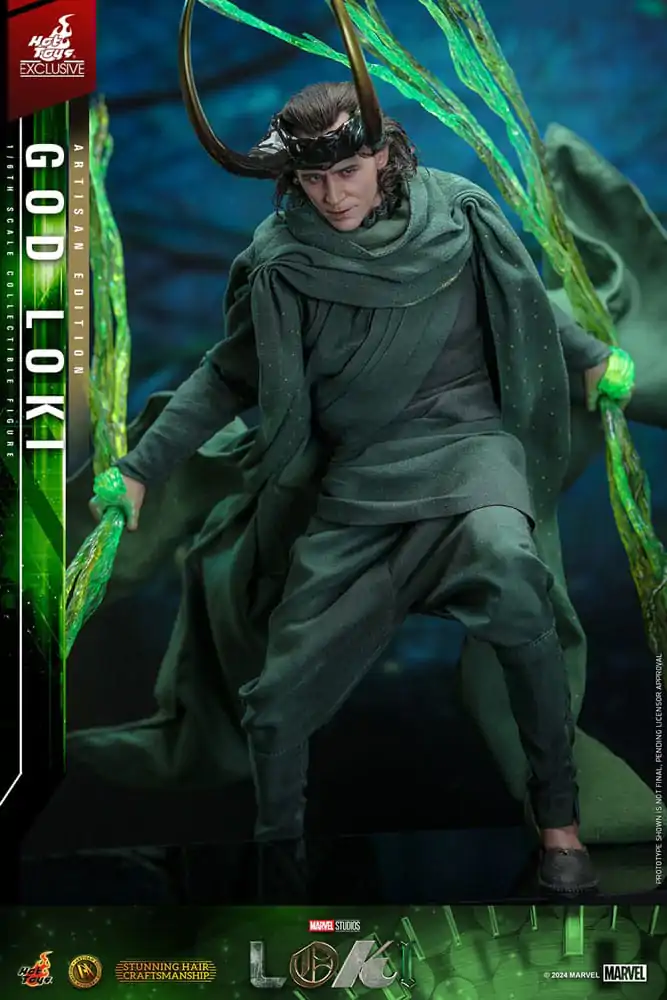 Loki DX Actionfigur 1/6 God Loki Artisan Edition Hot Toys Exclusive 31 cm Produktfoto