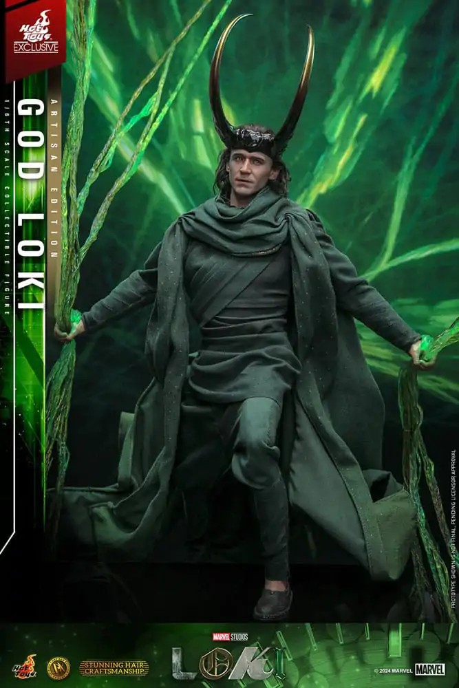 Loki DX Actionfigur 1/6 God Loki Artisan Edition Hot Toys Exclusive 31 cm Produktfoto