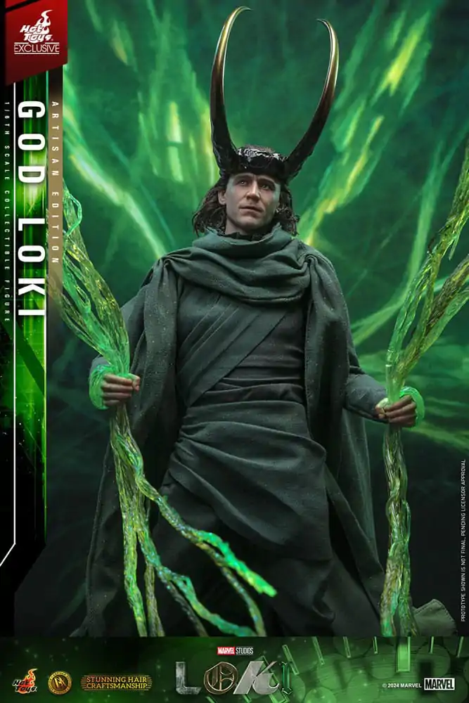 Loki DX Actionfigur 1/6 God Loki Artisan Edition Hot Toys Exclusive 31 cm Produktfoto