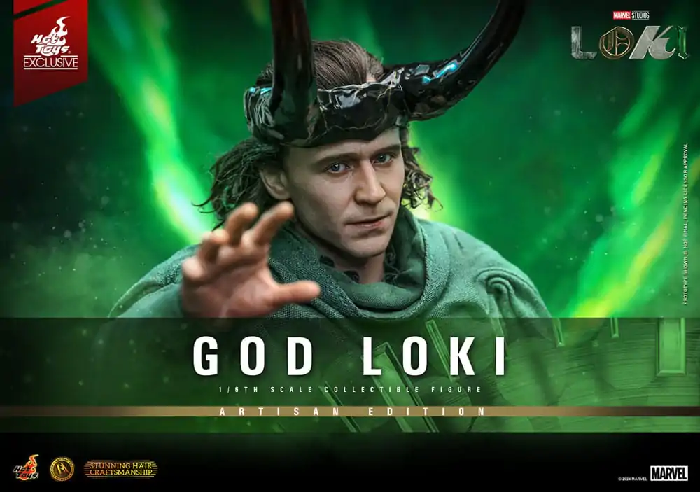 Loki DX Actionfigur 1/6 God Loki Artisan Edition Hot Toys Exclusive 31 cm Produktfoto