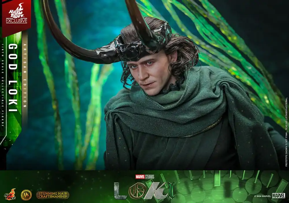 Loki DX Actionfigur 1/6 God Loki Artisan Edition Hot Toys Exclusive 31 cm Produktfoto