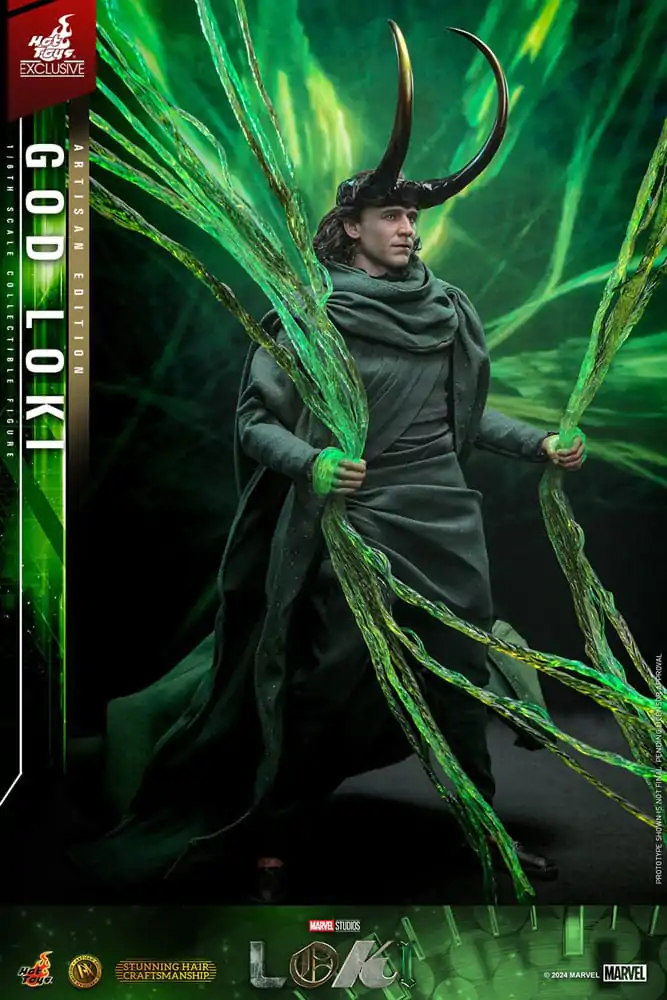Loki DX Actionfigur 1/6 God Loki Artisan Edition Hot Toys Exclusive 31 cm Produktfoto