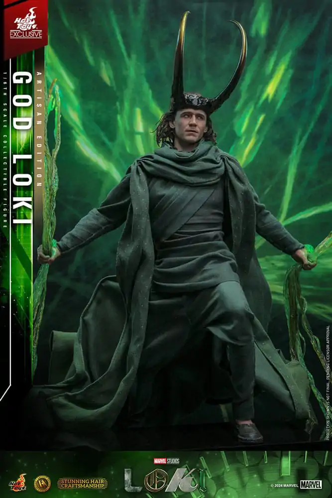 Loki DX Actionfigur 1/6 God Loki Artisan Edition Hot Toys Exclusive 31 cm Produktfoto