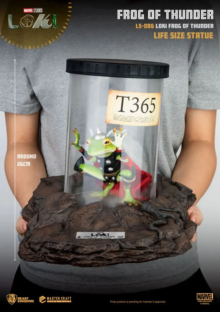 Loki Life-Size Statue Frog of Thunder 26 cm termékfotó