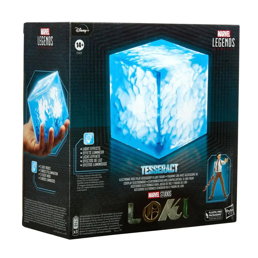 Loki Marvel Legends Elektronische Roleplay-Replik 1/1 Tesseract mit Loki Actionfigur 15 cm Produktfoto