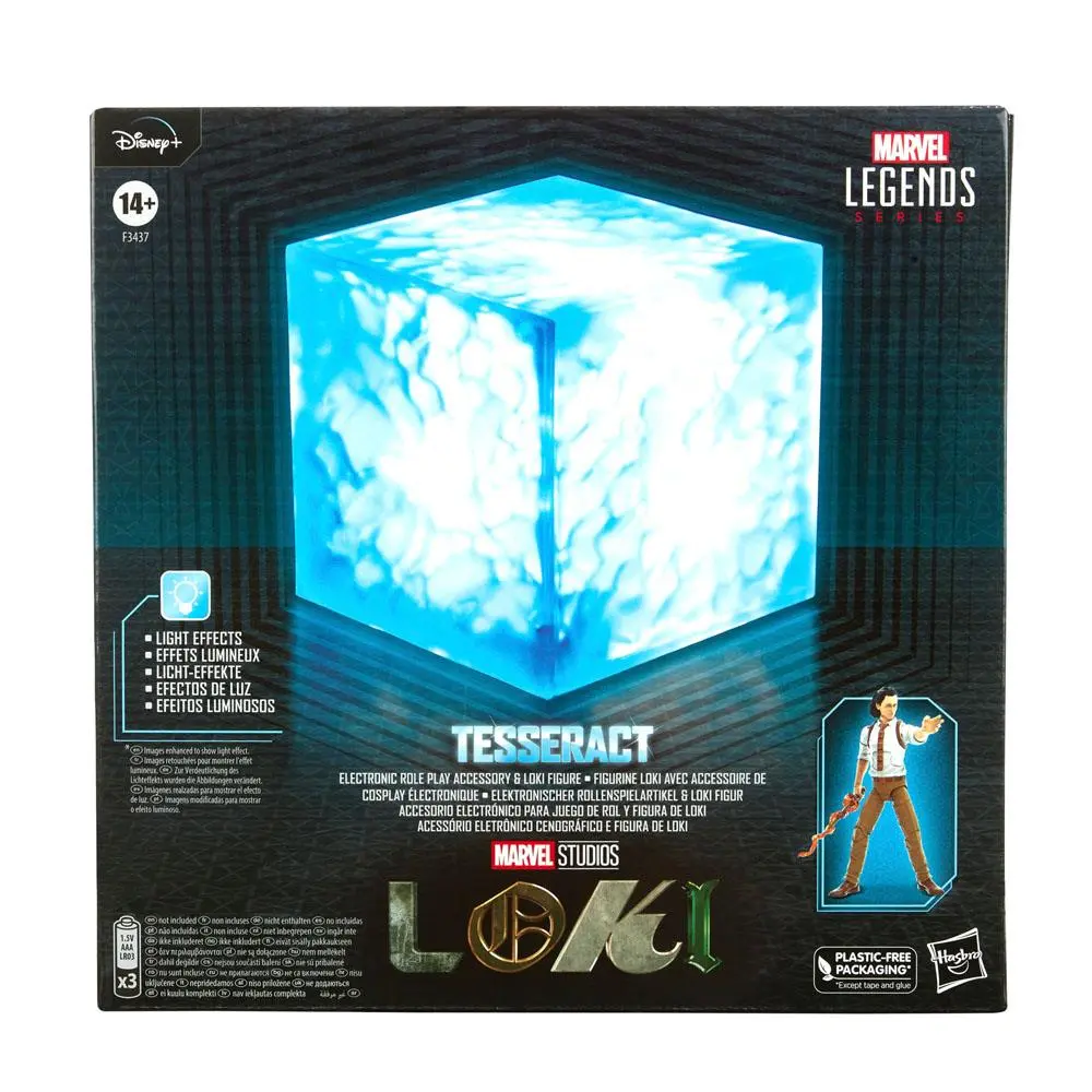 Loki Marvel Legends Elektronische Roleplay-Replik 1/1 Tesseract mit Loki Actionfigur 15 cm Produktfoto