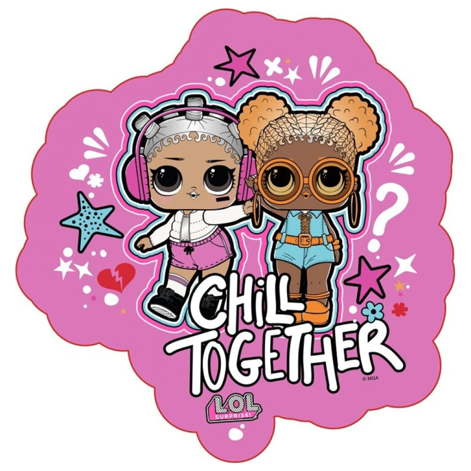 LOL Surprise Chill geformtes Kissen Produktfoto