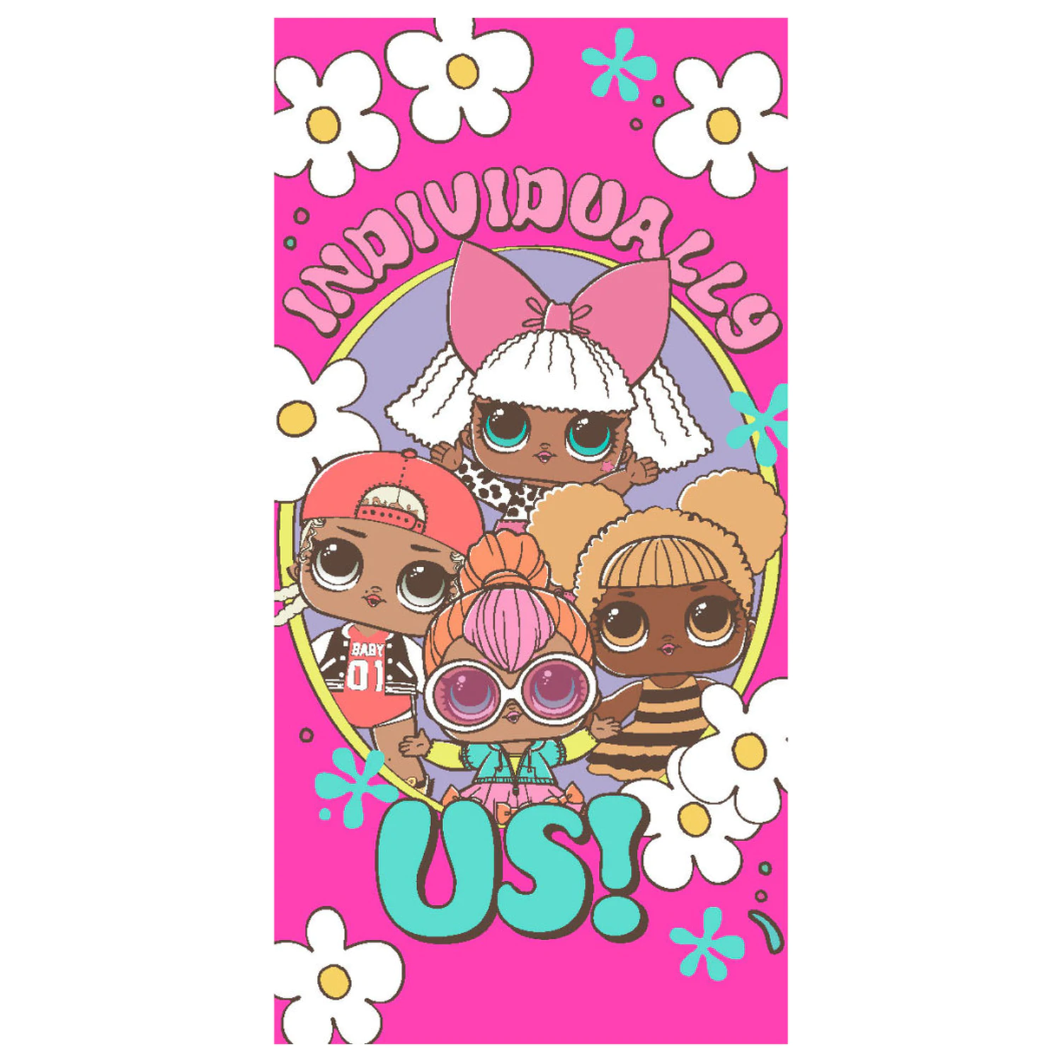 LOL Surprise Flowers Handtuch Produktfoto