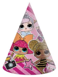 LOL Surprise Glitterati, Partyhüte 6-teilig Produktfoto