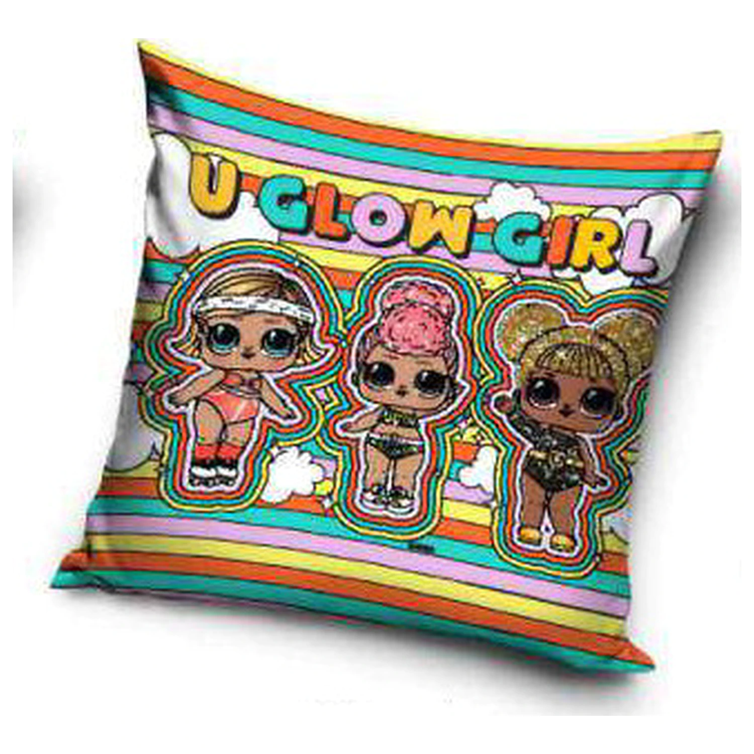 LOL Surprise Glow Girls Kissenbezug Produktfoto