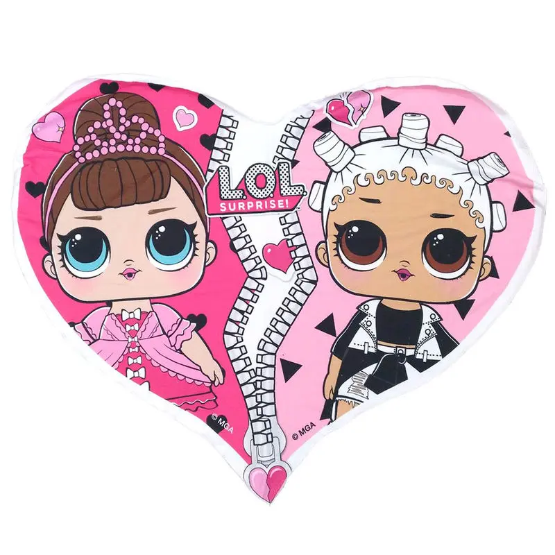 LOL Surprise Herz Mikrofaser Handtuch Produktfoto