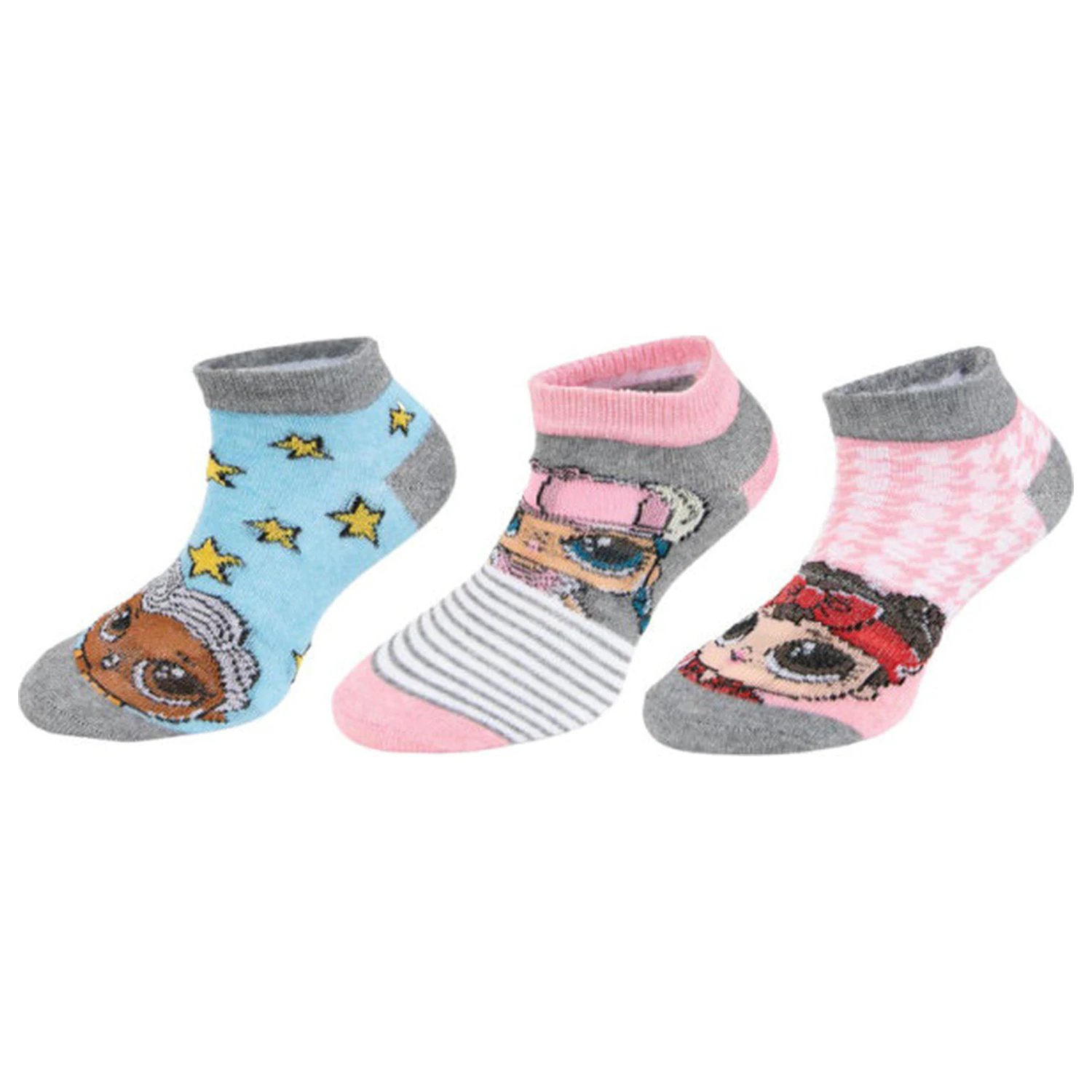 LOL Surprise gemusterte Kinder Geheimsocken 23/26 Produktfoto