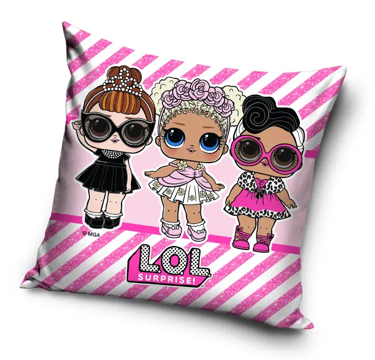 LOL Surprise Kissen, Dekoratives Kissen 40x40 cm Produktfoto
