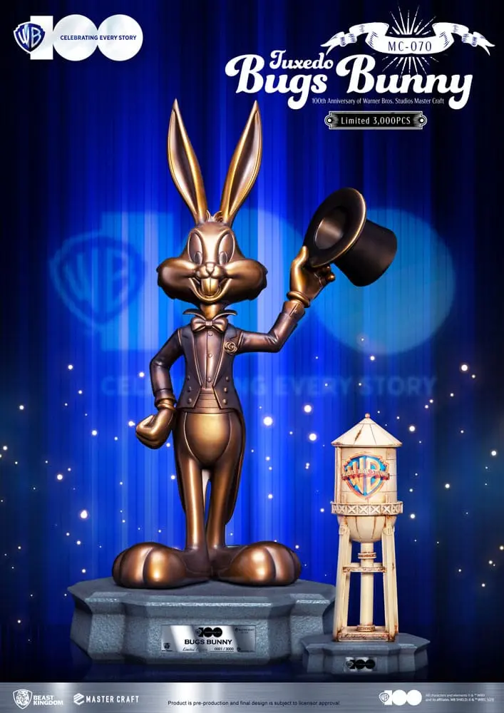 Looney Tunes 100th anniversary of Warner Bros. Studios Master Craft Statue Tuxedo Bugs Bunny 46 cm Produktfoto