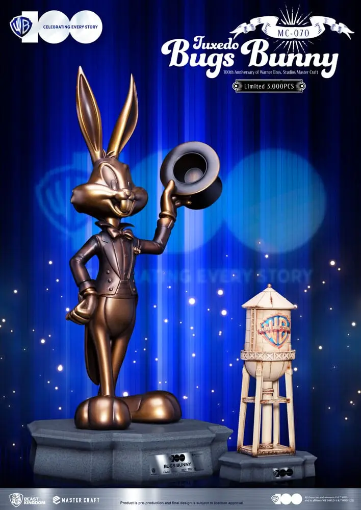 Looney Tunes 100th anniversary of Warner Bros. Studios Master Craft Statue Tuxedo Bugs Bunny 46 cm Produktfoto