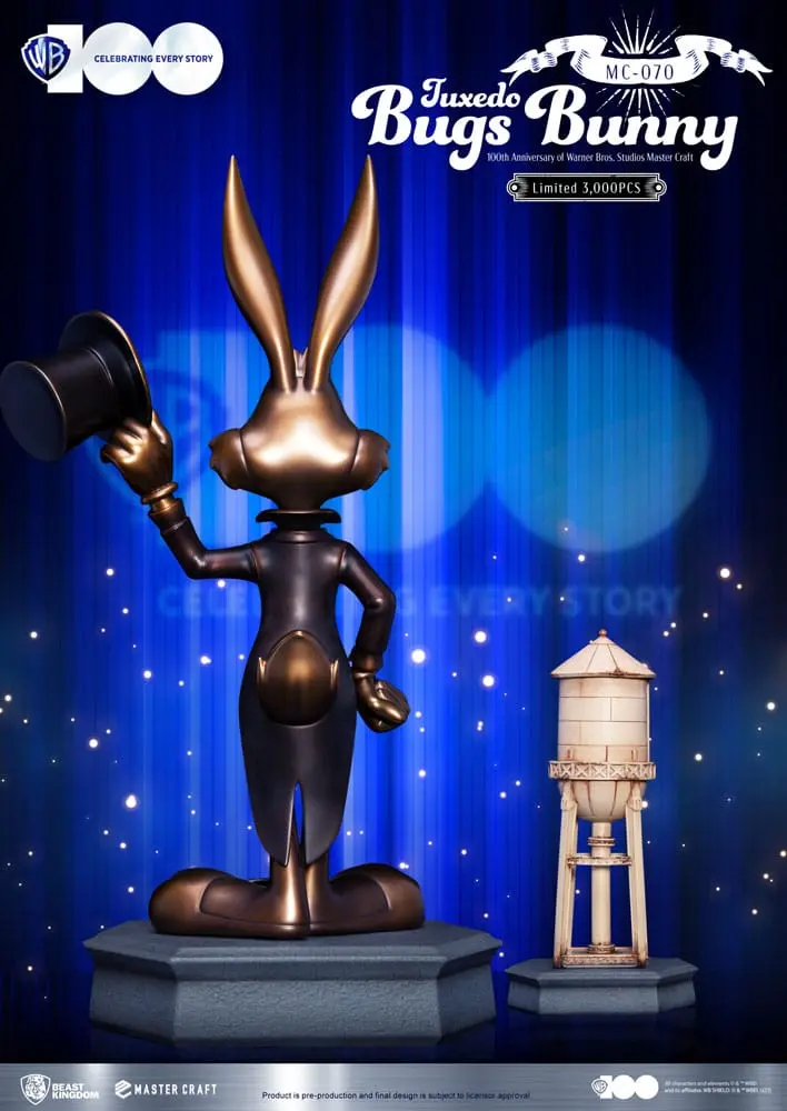 Looney Tunes 100th anniversary of Warner Bros. Studios Master Craft Statue Tuxedo Bugs Bunny 46 cm Produktfoto