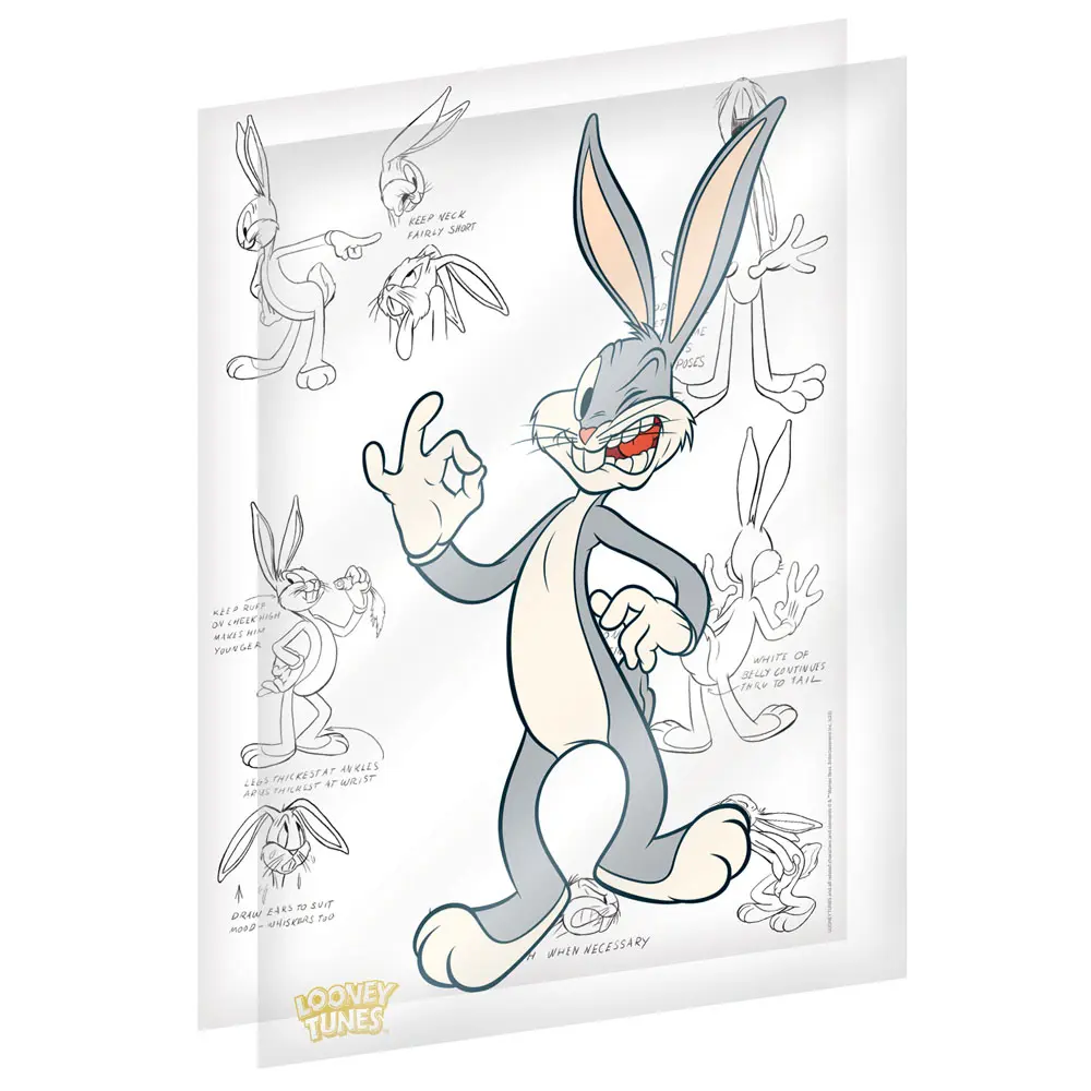 Looney Tunes Kunstdruck Limited Edition Fan-Cel Bugs 36 x 28 cm Produktfoto