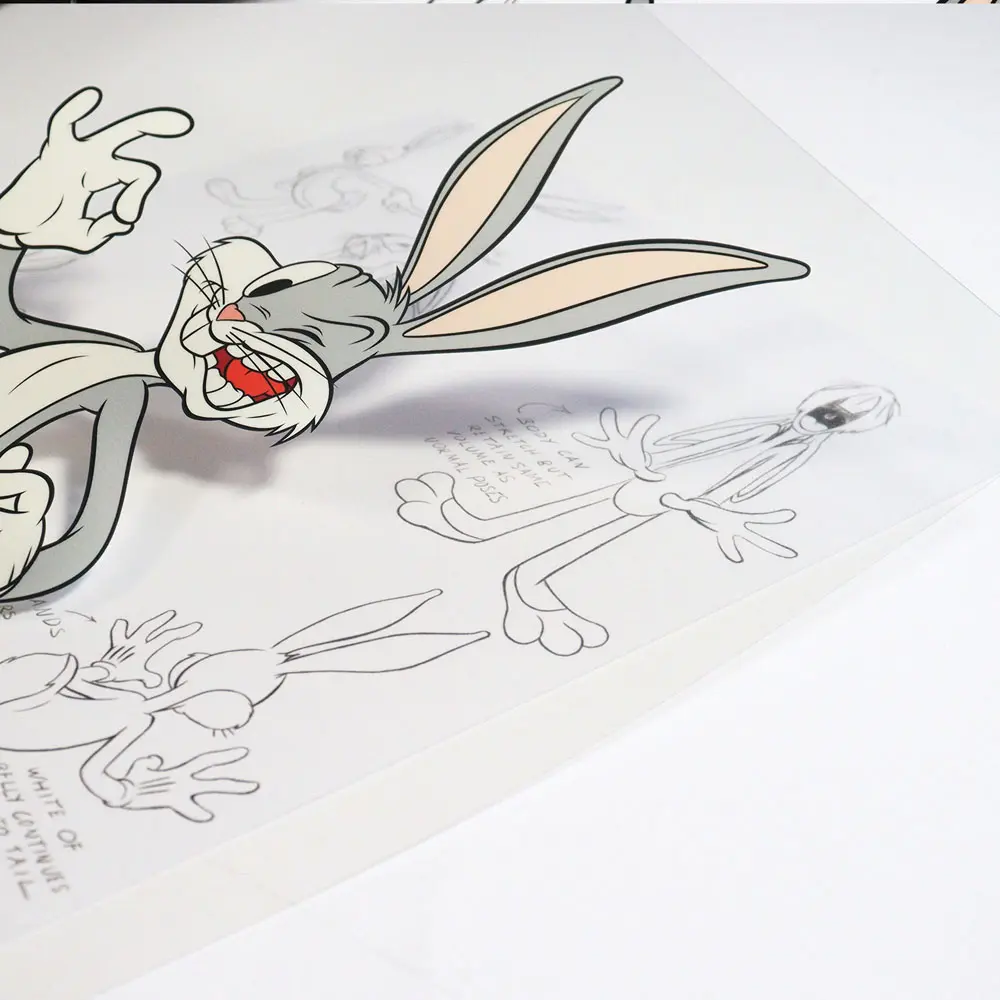 Looney Tunes Kunstdruck Limited Edition Fan-Cel Bugs 36 x 28 cm Produktfoto