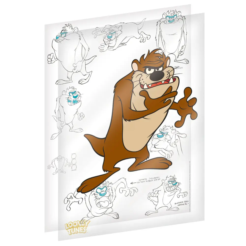 Looney Tunes Kunstdruck Limited Edition Fan-Cel Tazmanian Devil 36 x 28 cm Produktfoto