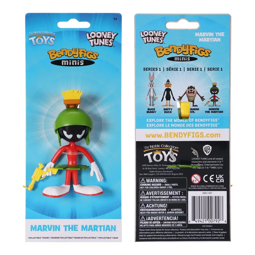Looney Tunes Bendyfigs Biegsame Figur Marvin der Marsmensch 11 cm Produktfoto