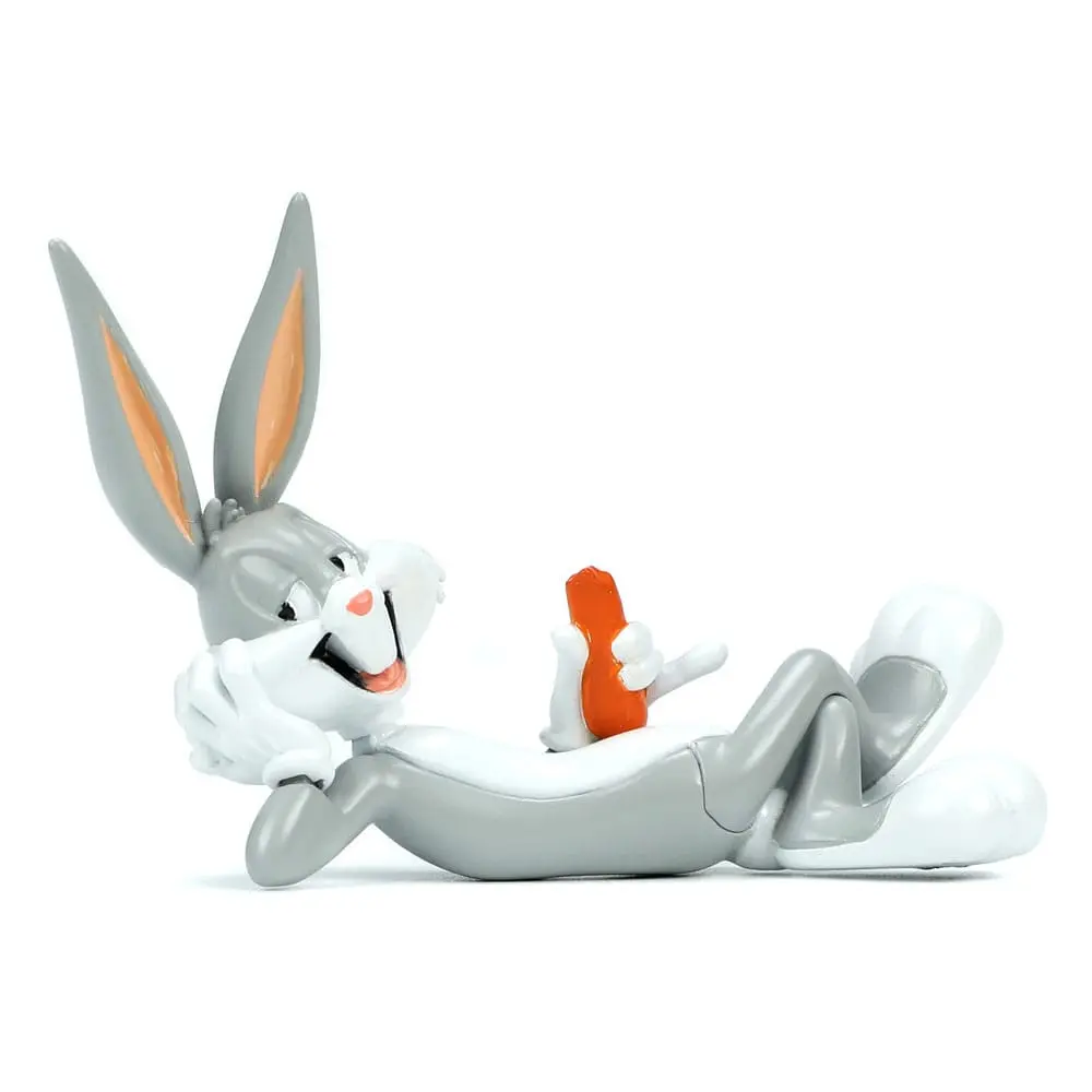Looney Tunes Hollywood Rides Diecast Modell 1/24 1957 Chevrolet Corvette mit Bugs Bunny Figur Produktfoto