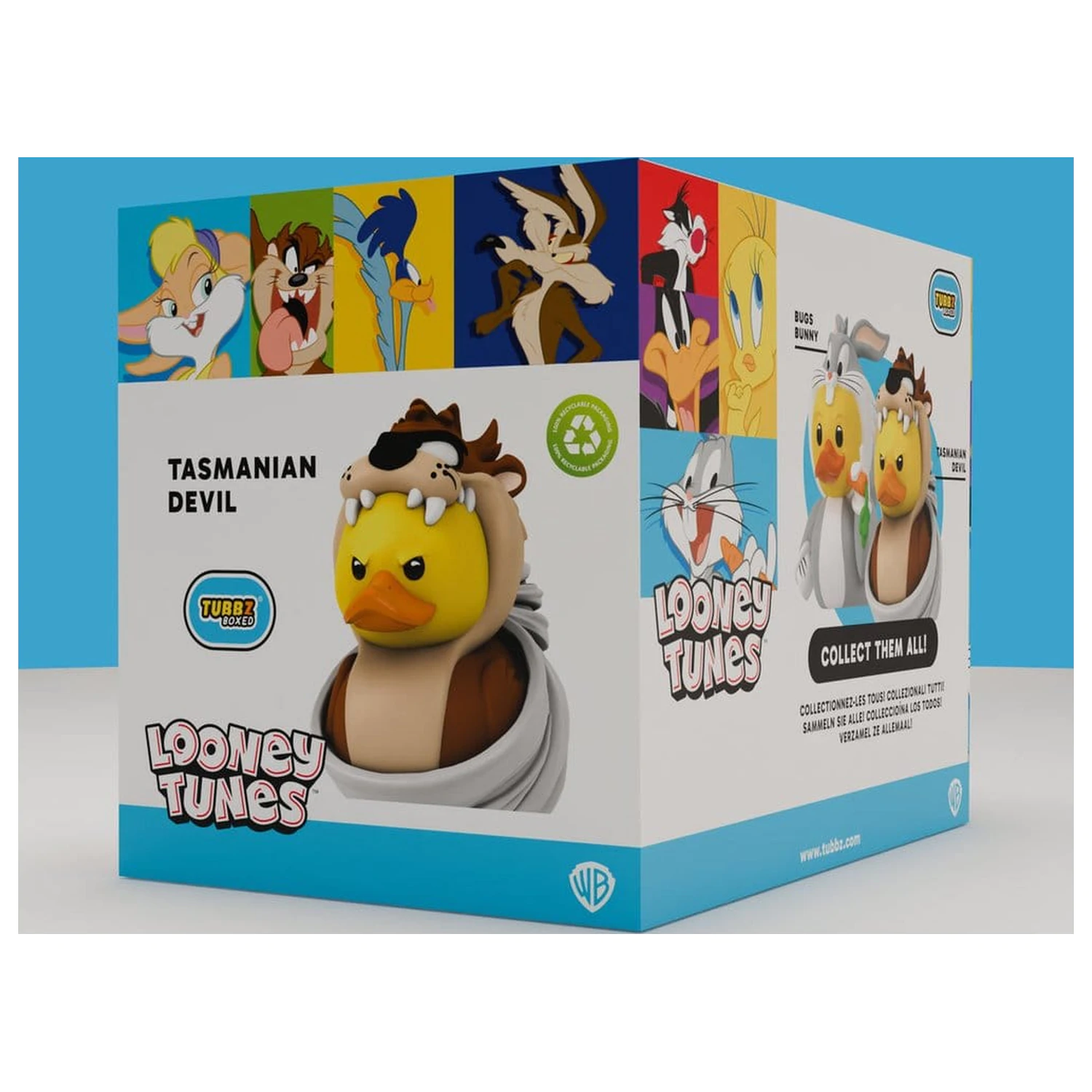 Looney Tunes Tubbz PVC Figur Taz Tasmanian Devil Boxed Edition 10 cm Produktfoto