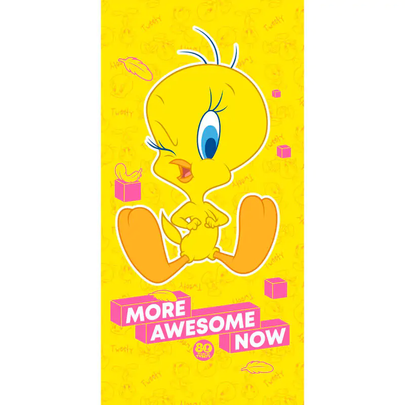 Looney Tunes Tweety Microfaser Strandtuch Produktfoto