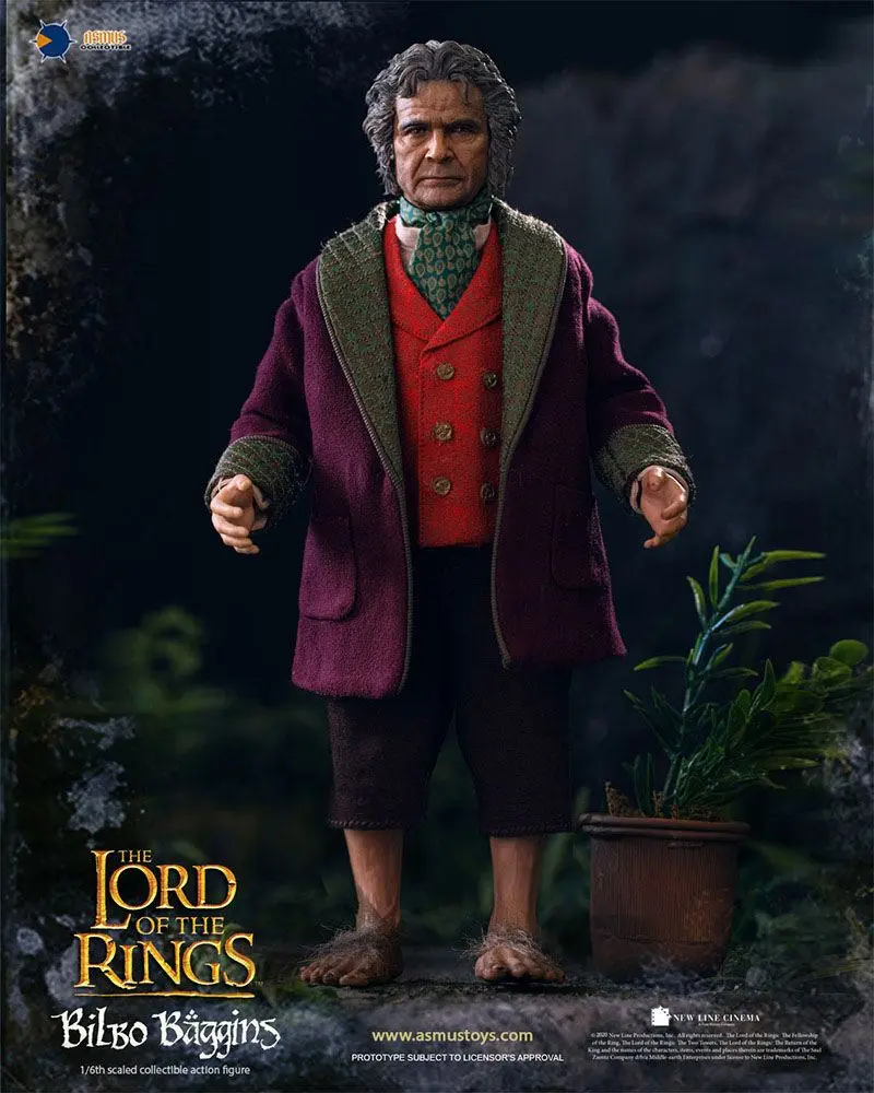 Herr der Ringe Actionfigur 1/6 Bilbo Baggins 20 cm Produktfoto