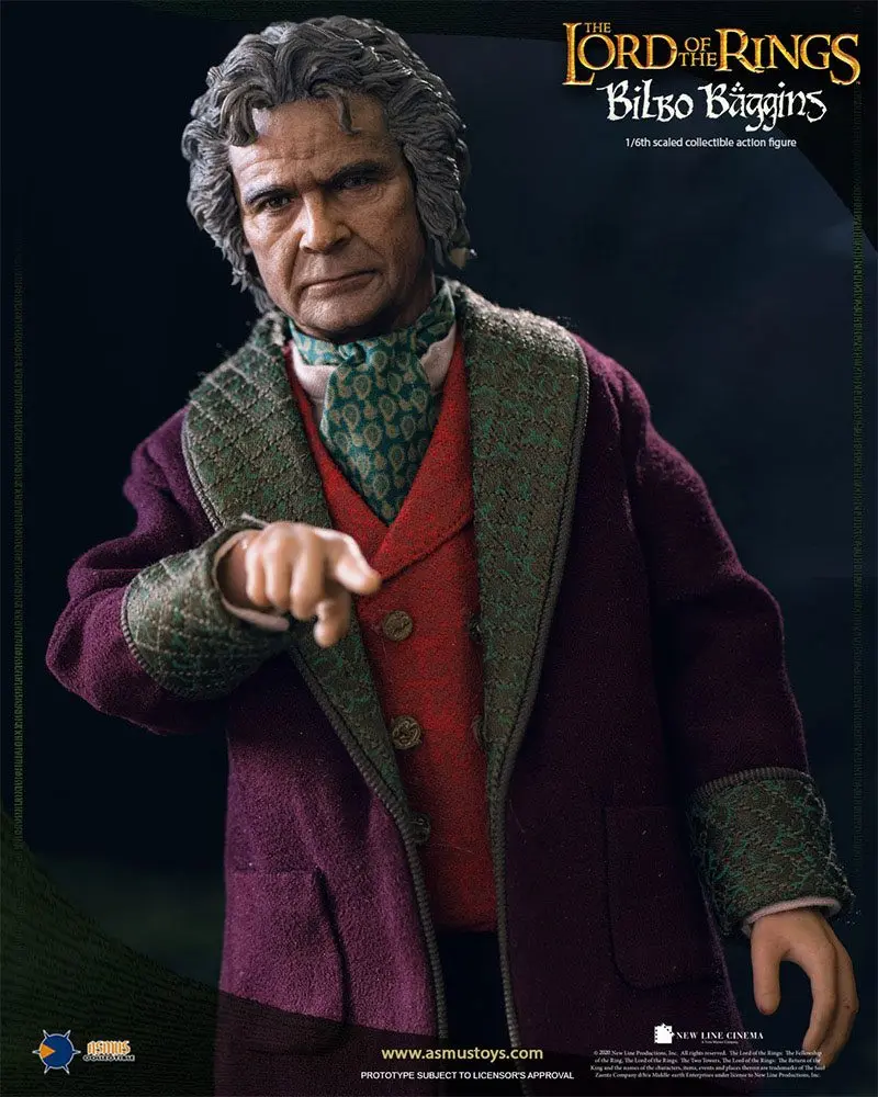 Herr der Ringe Actionfigur 1/6 Bilbo Baggins 20 cm Produktfoto