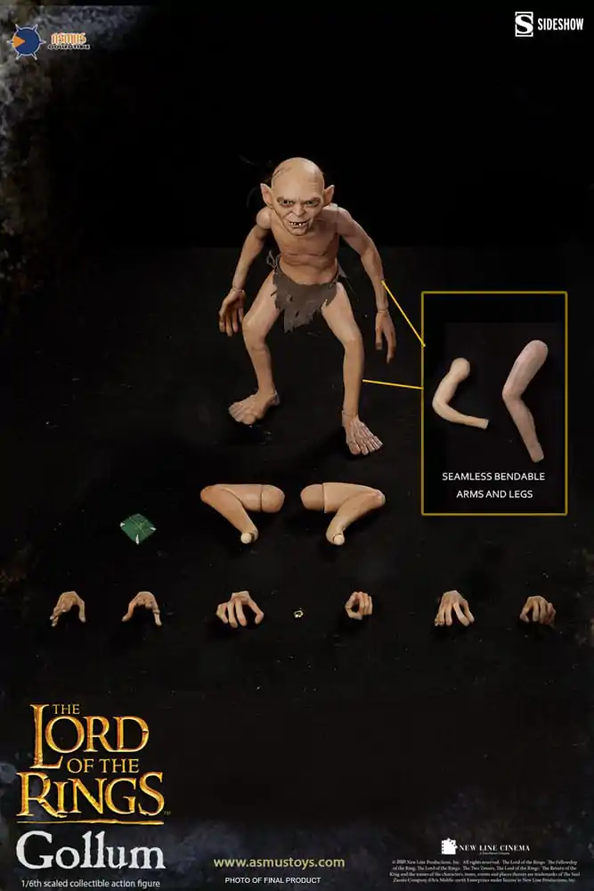 Herr der Ringe Actionfigur 1/6 Gollum 20 cm Produktfoto