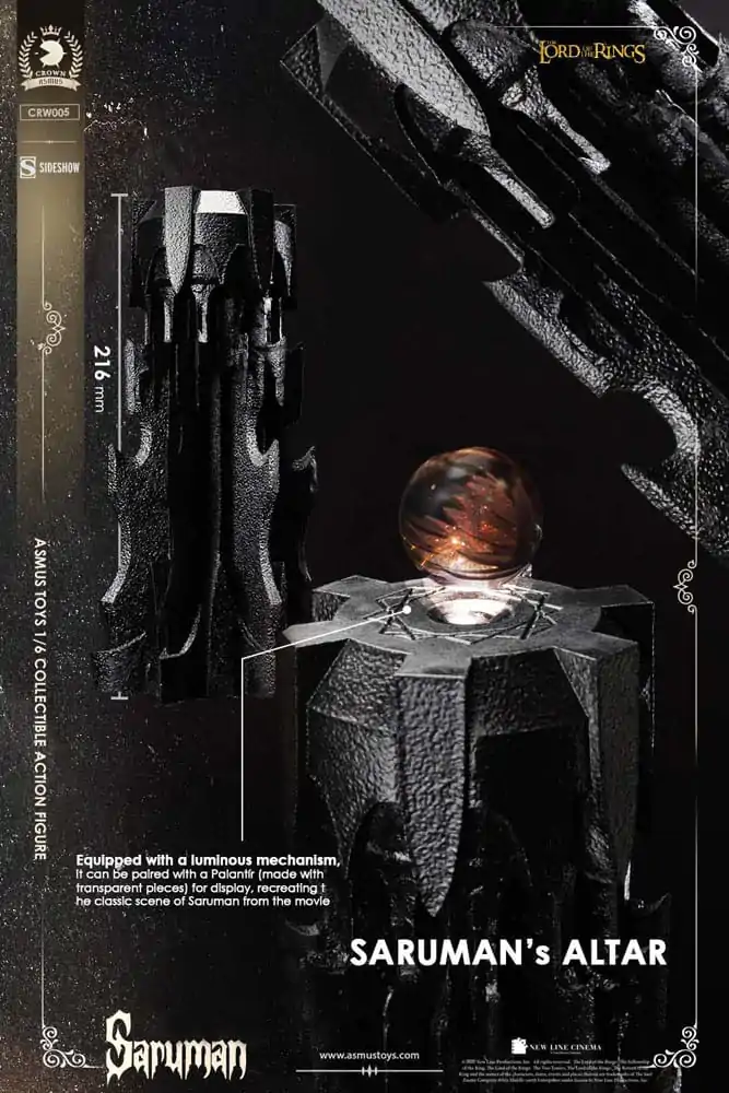Lord of the Rings Actionfigur 1/6 Saruman 31 cm Produktfoto