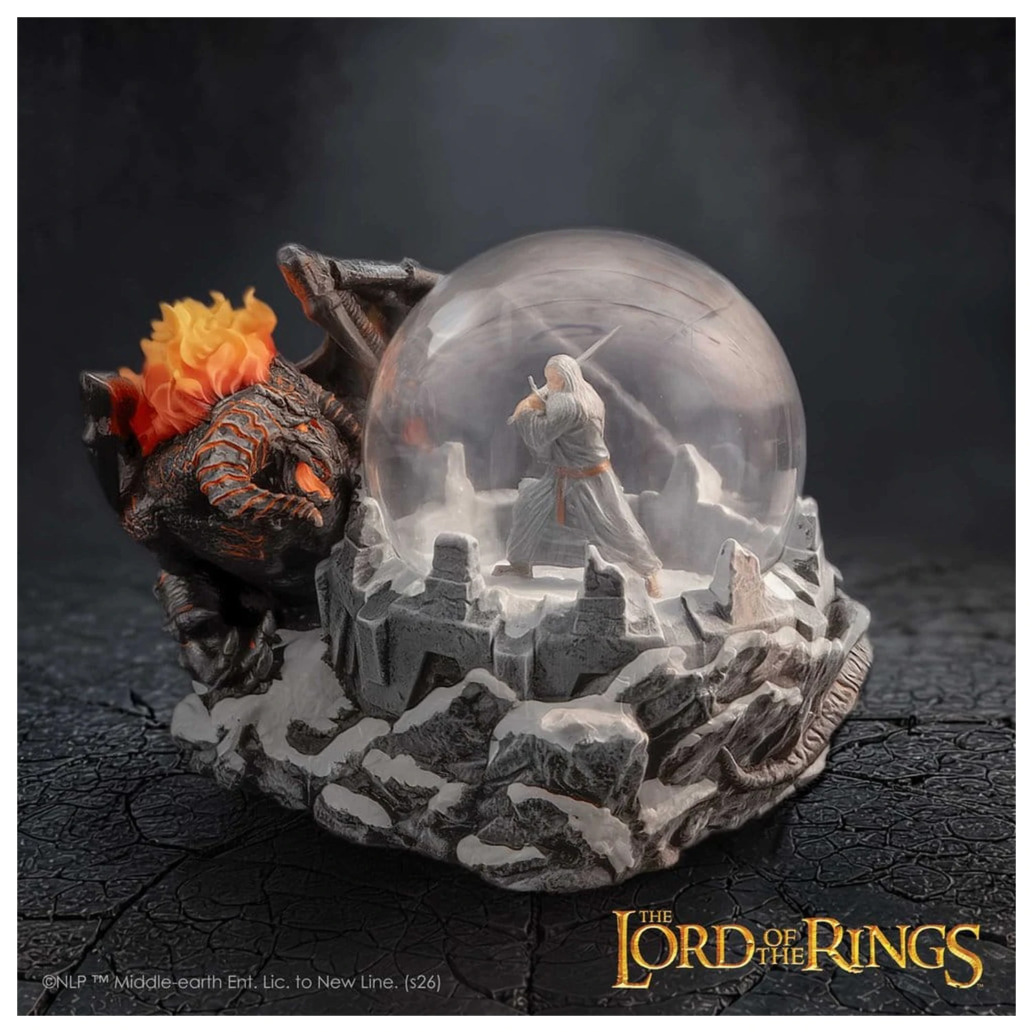 Lord of the Rings Schneekugel Battle of the Peak 13 cm Produktfoto
