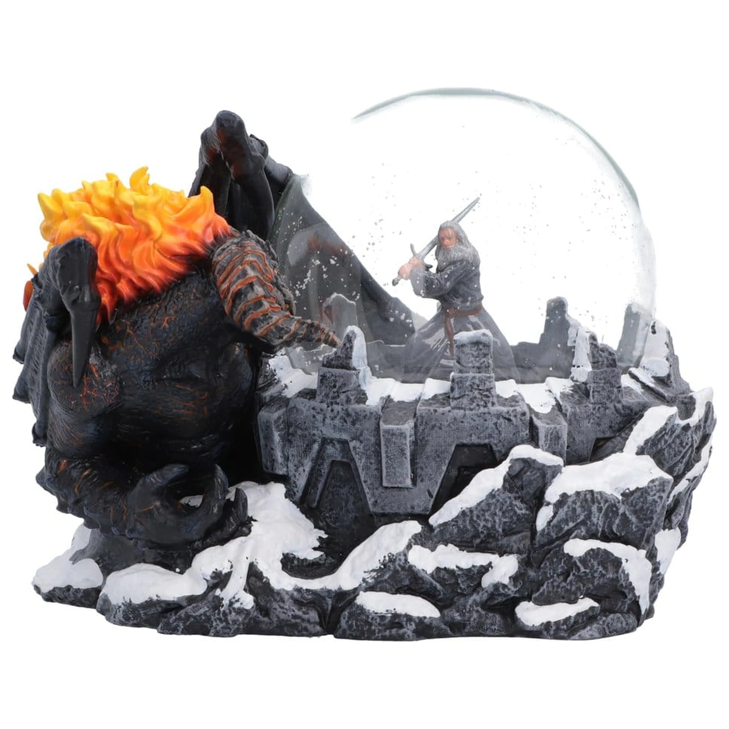 Lord of the Rings Schneekugel Battle of the Peak 13 cm Produktfoto