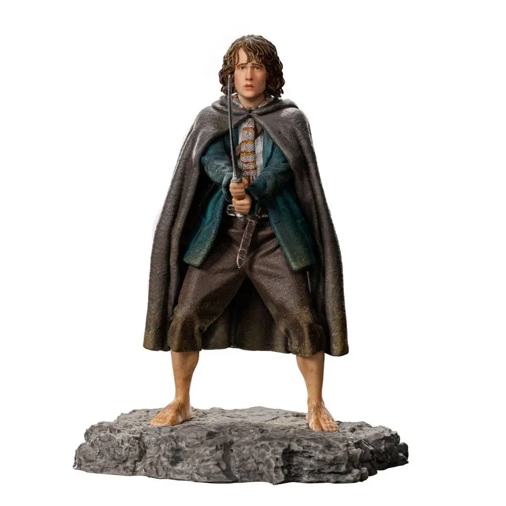 Herr der Ringe BDS Art Scale Statue 1/10 Pippin 12 cm termékfotó