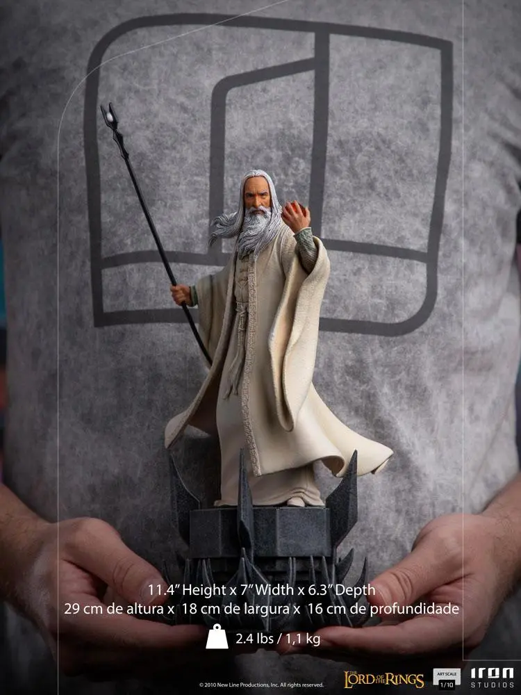 Herr der Ringe BDS Art Scale Statue 1/10 Saruman 29 cm termékfotó