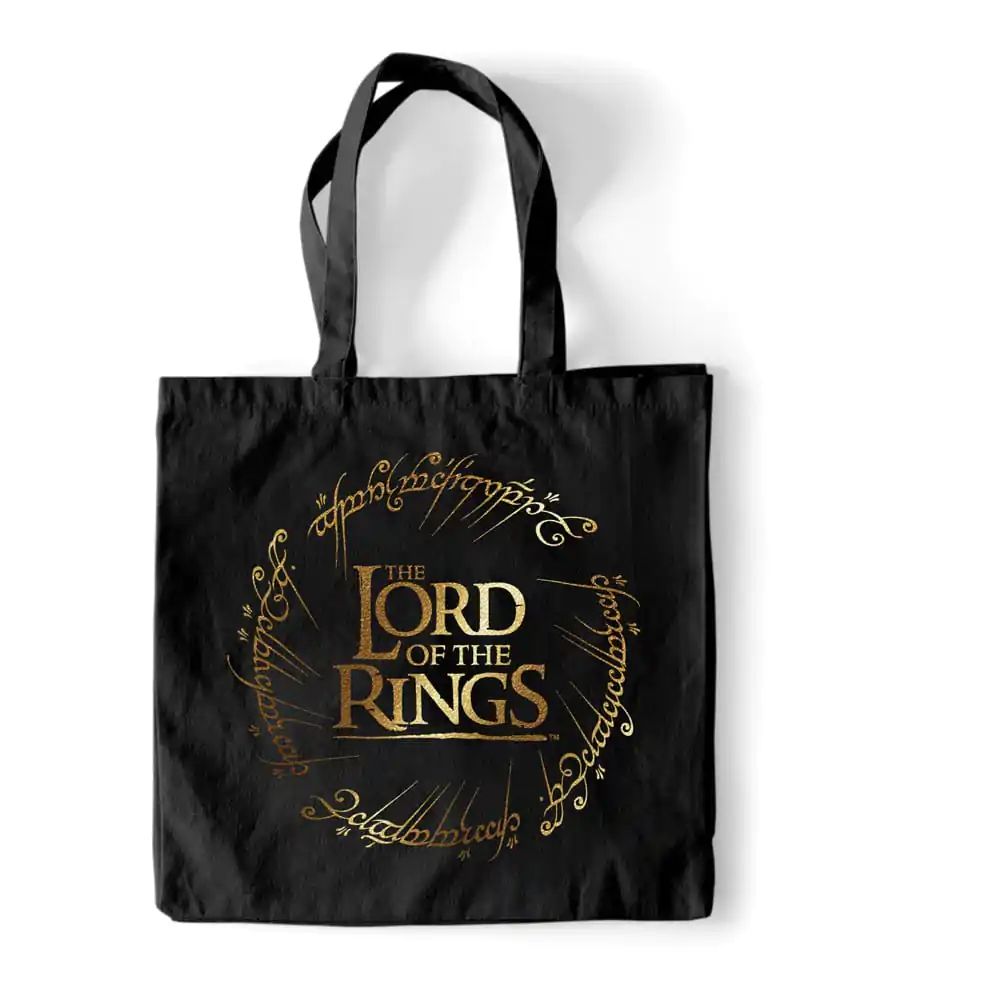 Herr der Ringe Tragetasche Gold Foil Produktfoto
