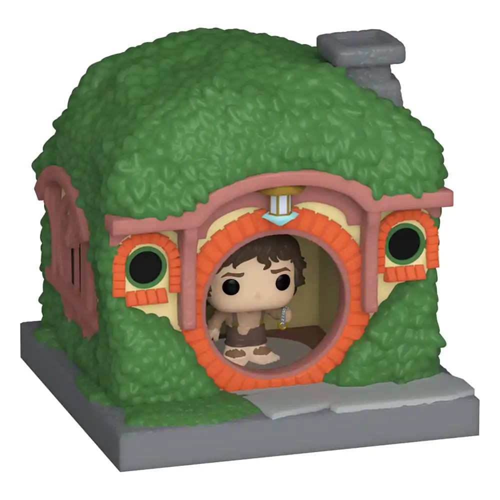 Herr der Ringe Bitty Funko POP! Town Vinyl Figur Frodo at Shire termékfotó