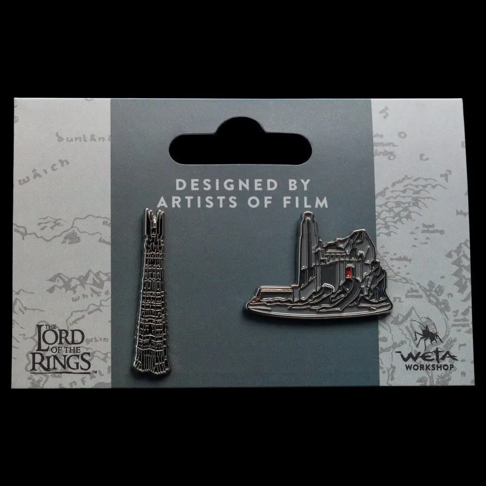 Herr der Ringe Ansteck-Pin Doppelpack Helm's Deep & Orthanc termékfotó