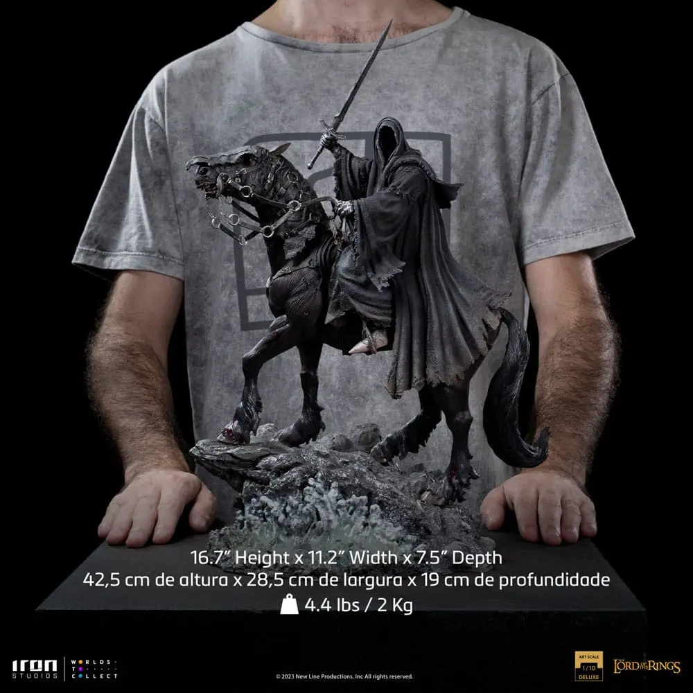 Herr der Ringe Deluxe Art Scale Statue 1/10 Nazgul on Horse 42 cm Produktfoto