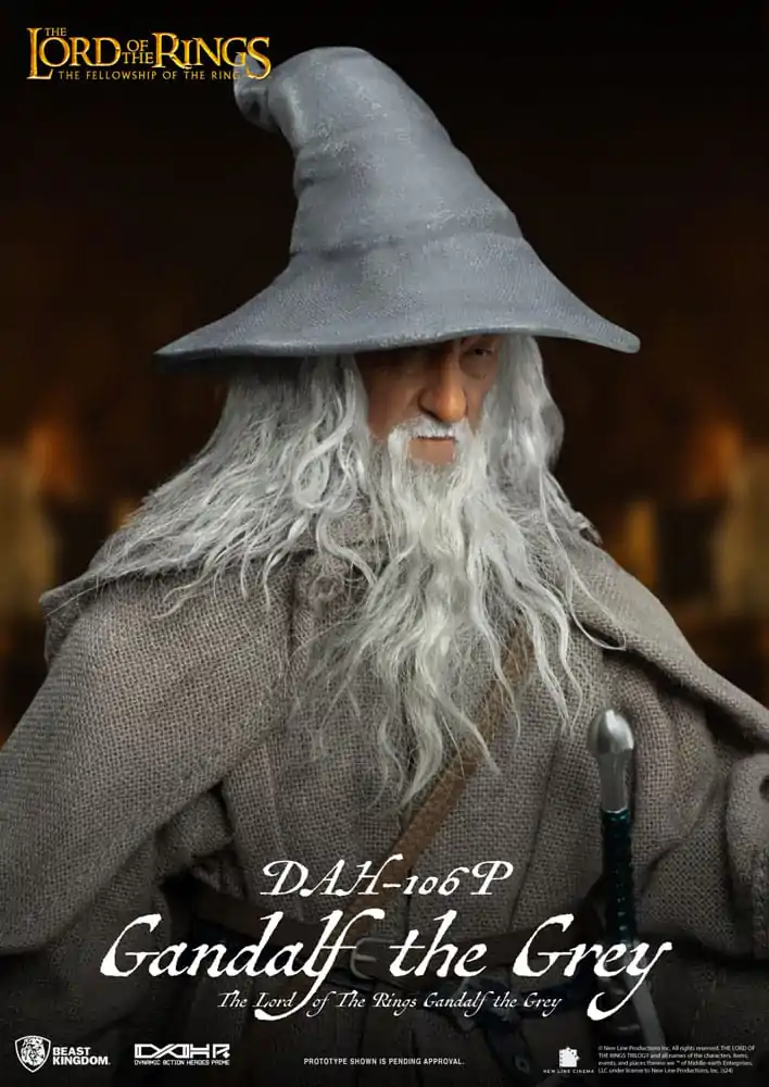 Lord of the Rings Dynamic 8ction Heroes Actionfigur 1/9 Gandalf the Grey 21 cm termékfotó