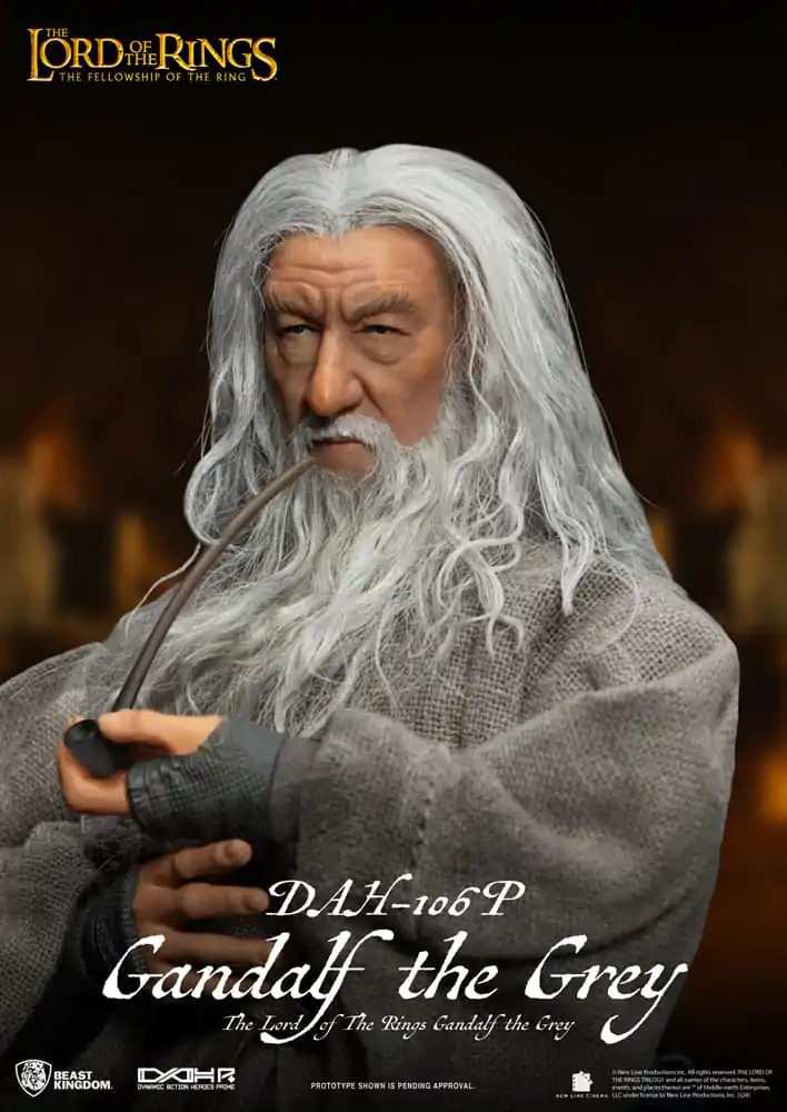 Lord of the Rings Dynamic 8ction Heroes Actionfigur 1/9 Gandalf the Grey 21 cm termékfotó