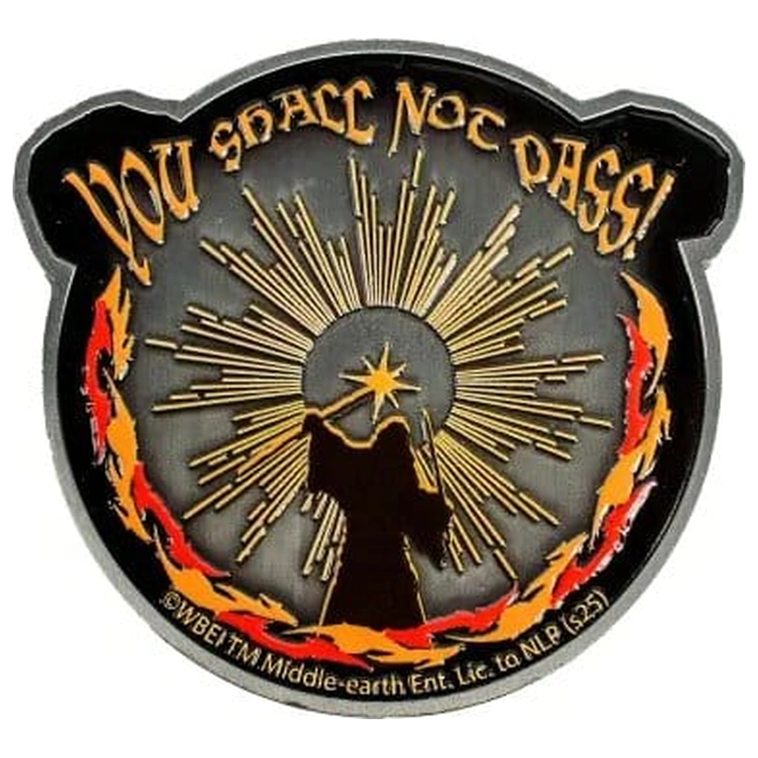 Lord of the Rings Münze "You Shall Not Pass" Balrog Deluxe Produktfoto