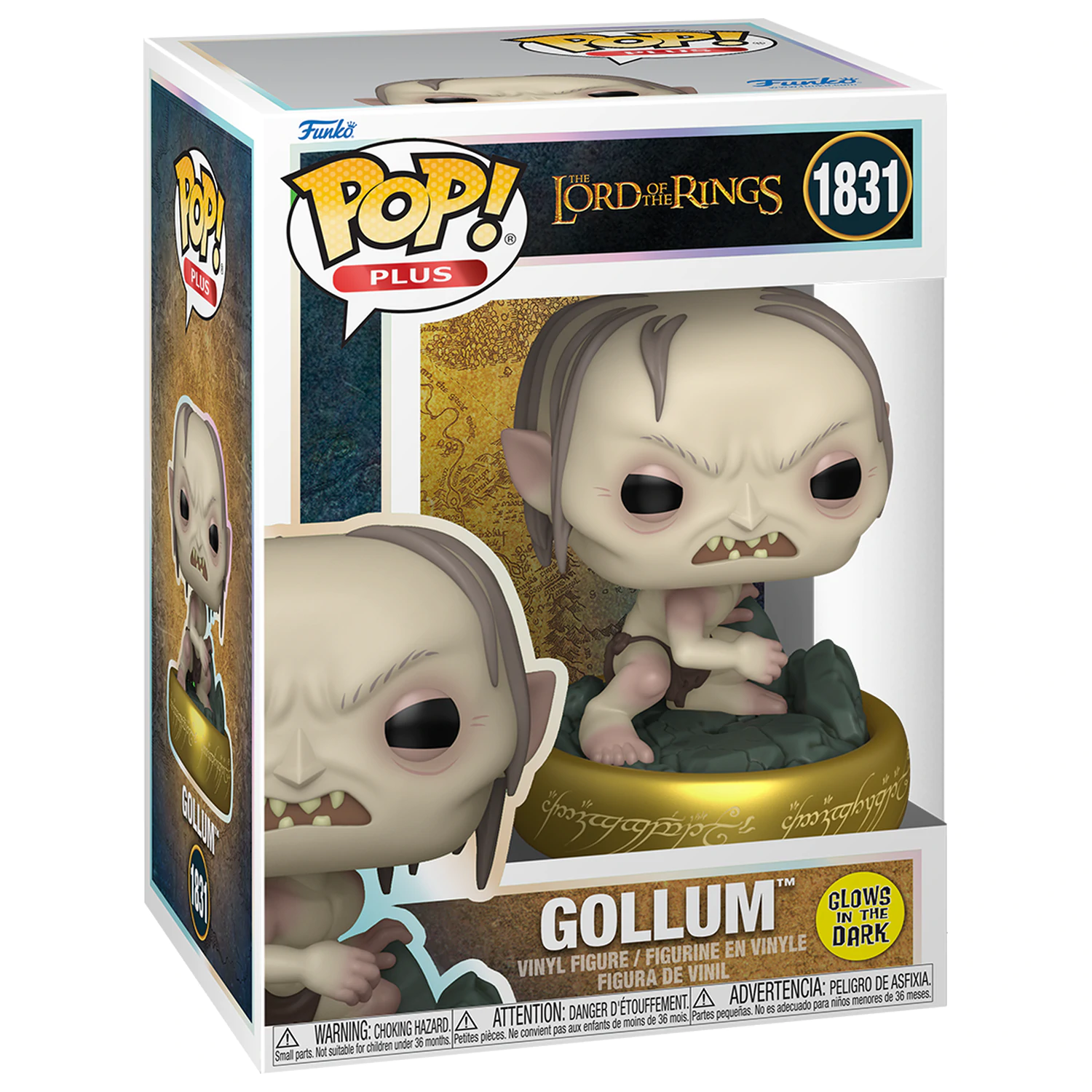 Lord of the Rings Funko POP! Plus Movies Vinyl Figuren Gollum(GW) 9 cm Produktfoto