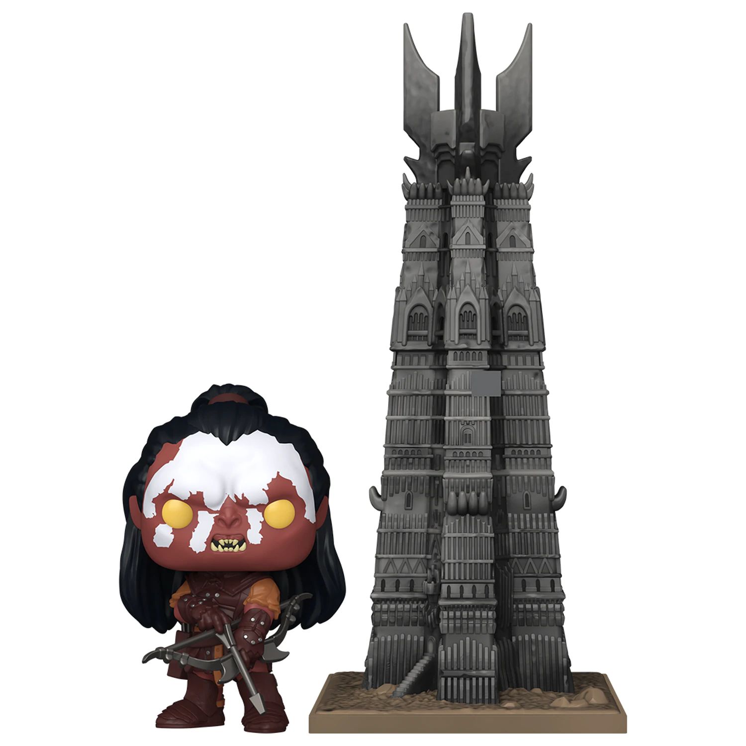 Lord of the Rings Funko POP! Town Vinyl Figur Lurtz mit Turm Produktfoto