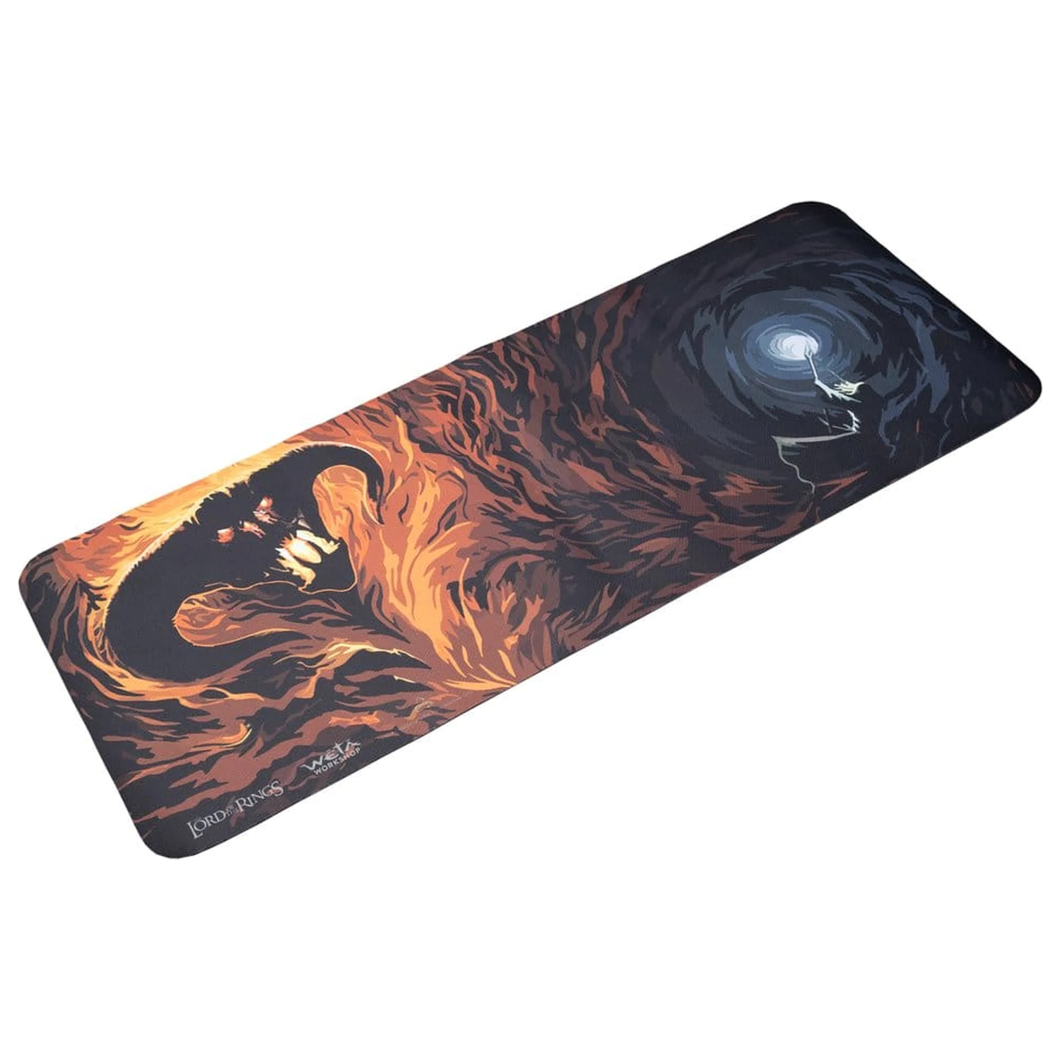 Lord of the Rings Schreibtischunterlage Gandalf & The Balrog in Moria 74 cm Produktfoto