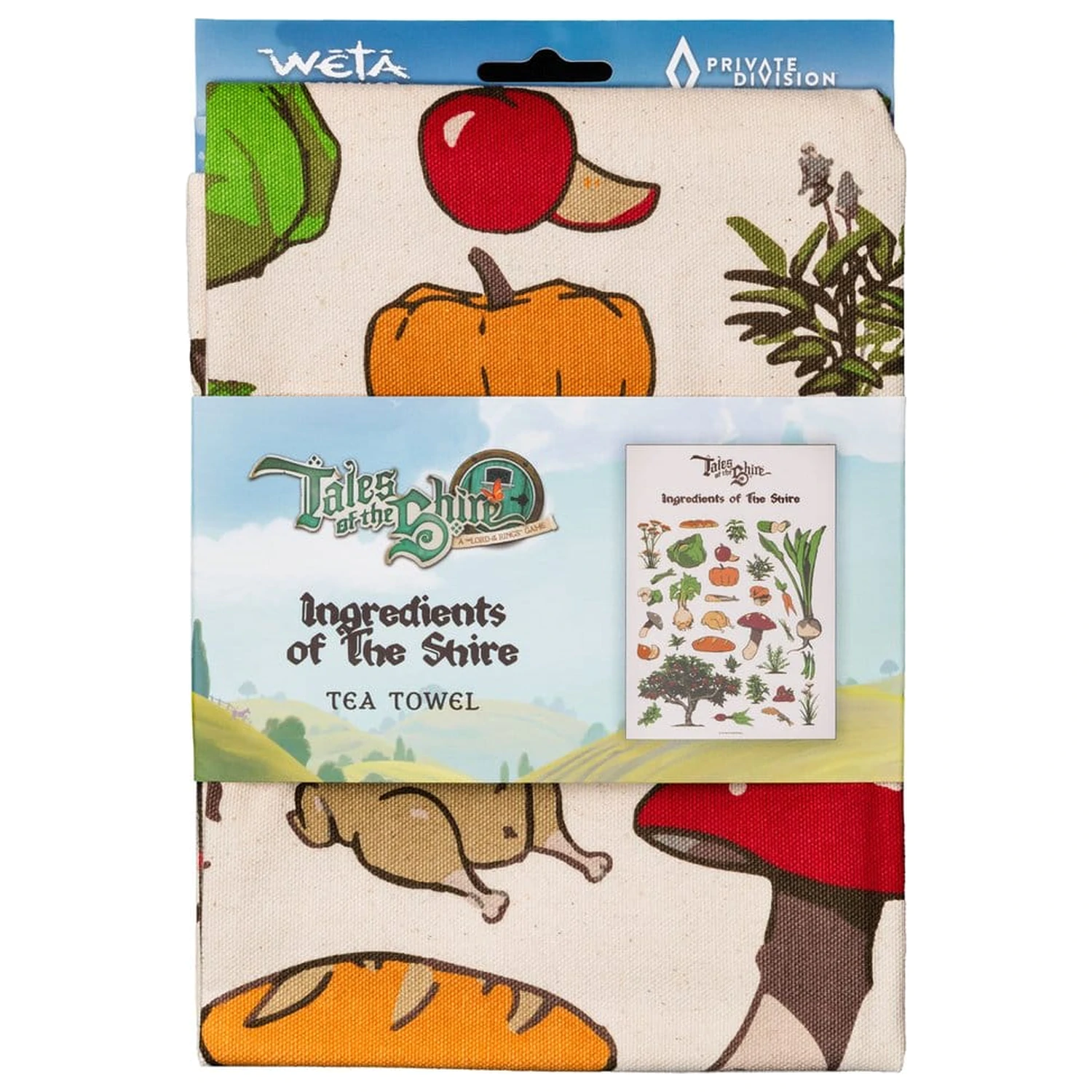 Lord of the Rings Geschirrtuch Ingredients of The Shire (Tales of the Shire (2025)) 69 cm Produktfoto