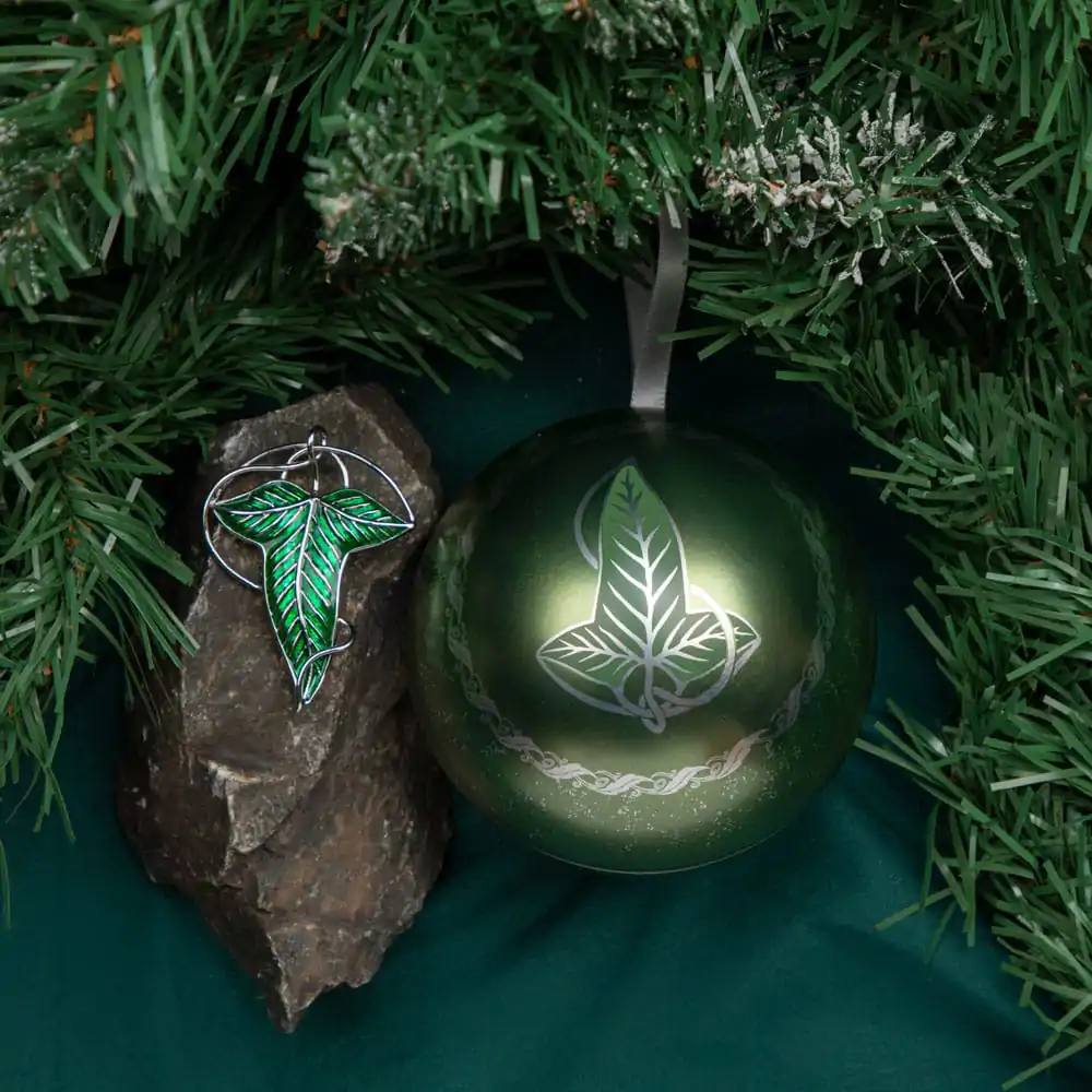 Herr der Herr der Ringe Christbaumschmuck mit Brosche Lorien Leaf Produktfoto